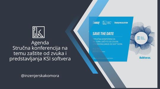 Agenda - Stručna konferencija na temu zaštite od zvuka i predstavljanja KSI softvera