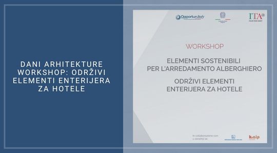 WORKSHOP: ODRŽIVI ELEMENTI ENTERIJERA ZA HOTELE